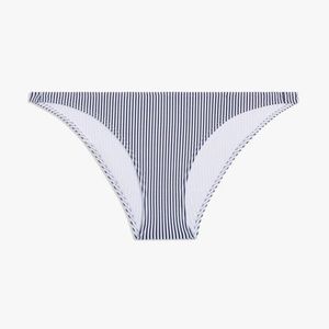 ONIA- Ashley Seersucker Bikini Bottom - Navy White